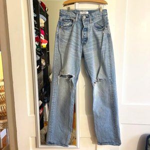 Moussy Tifton Wide Straight Jeans - Size 26